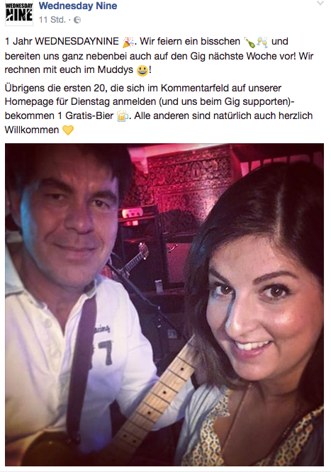 Wednesday Nine feiert